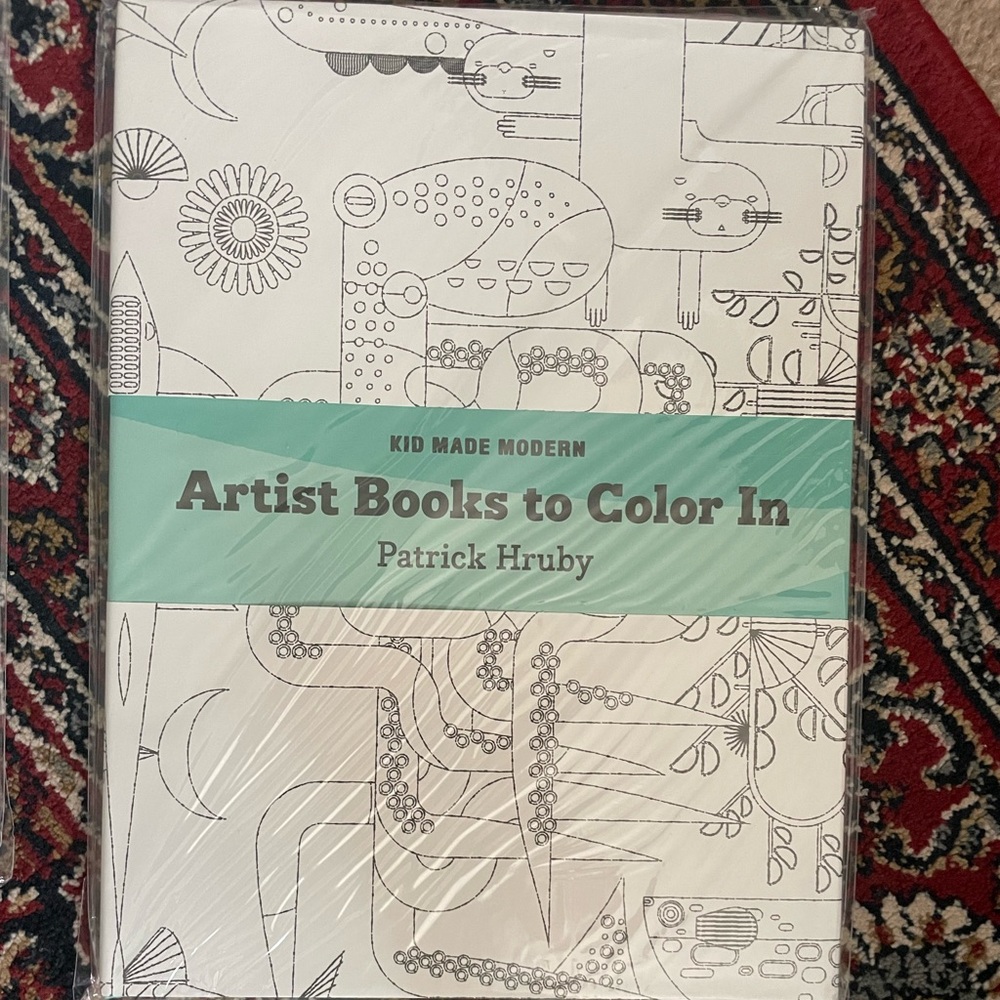 Kids made modern attisy book to color in Patrick Hruby
